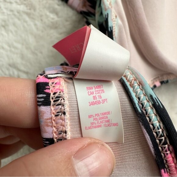 Victoria's Secret | "Warm Ikat Foil" The Wrap Halter & Strappy Cheeky Bikini Set - Picture 16 of 16